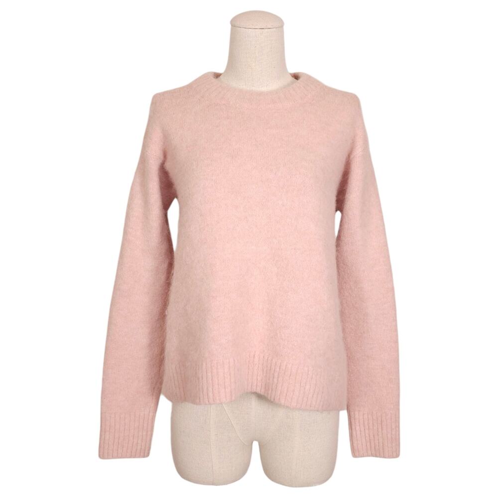 AYR The Kickback Sweater Alpaca Merino Wool Pink Sz Medium
